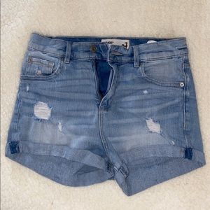 Garage denim shorts